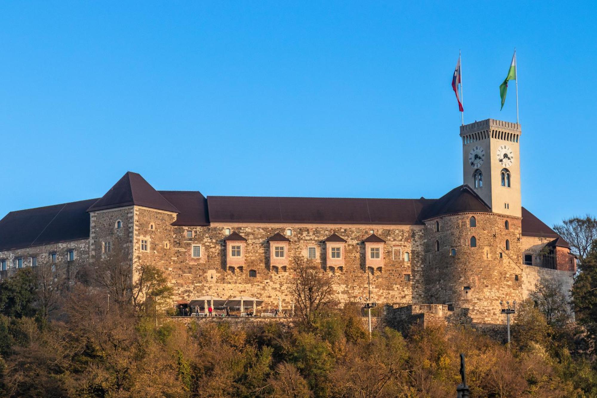 Luxe Penthouse With A Castle View Laibach Exterior foto