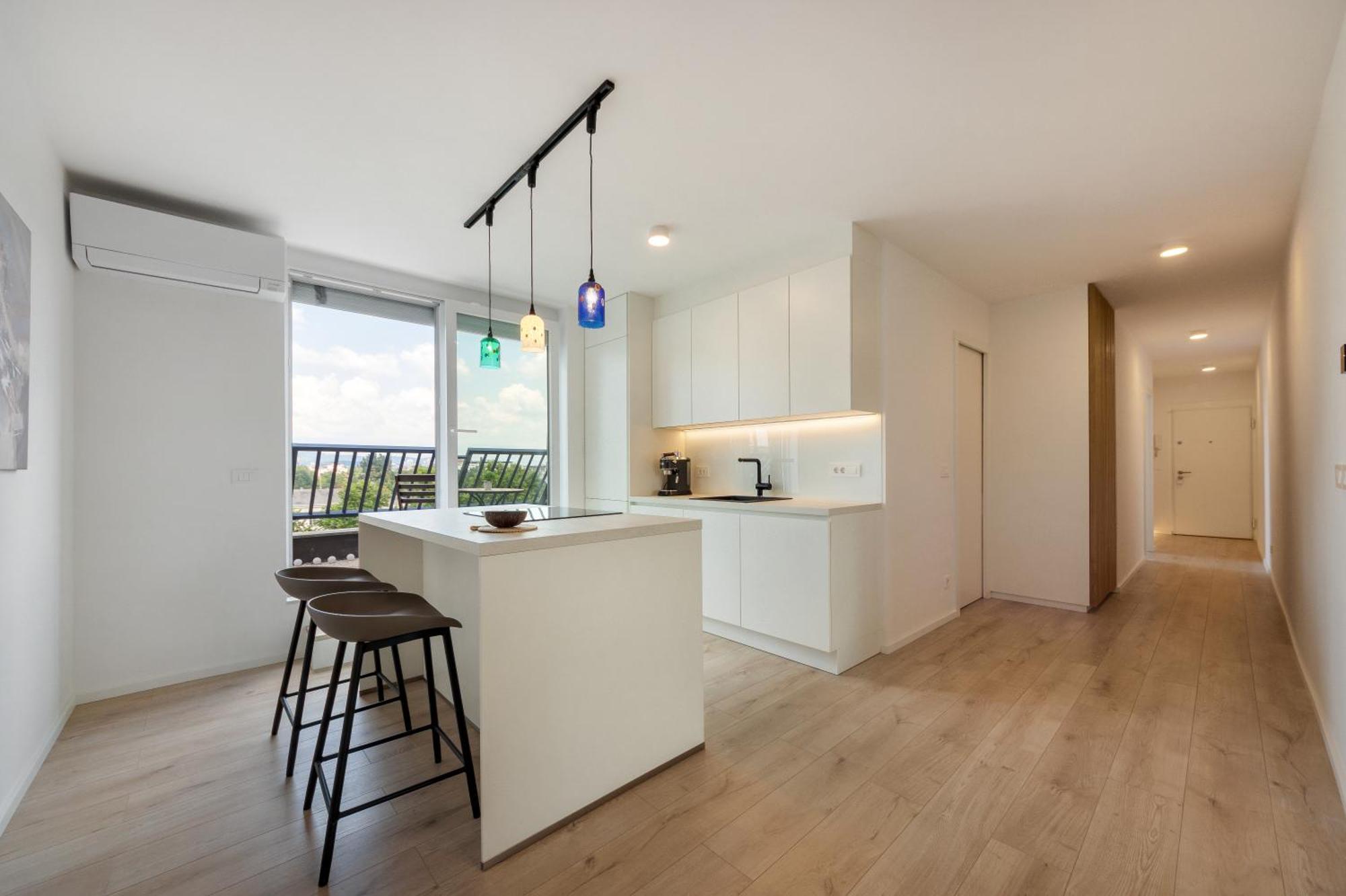 Luxe Penthouse With A Castle View Laibach Exterior foto
