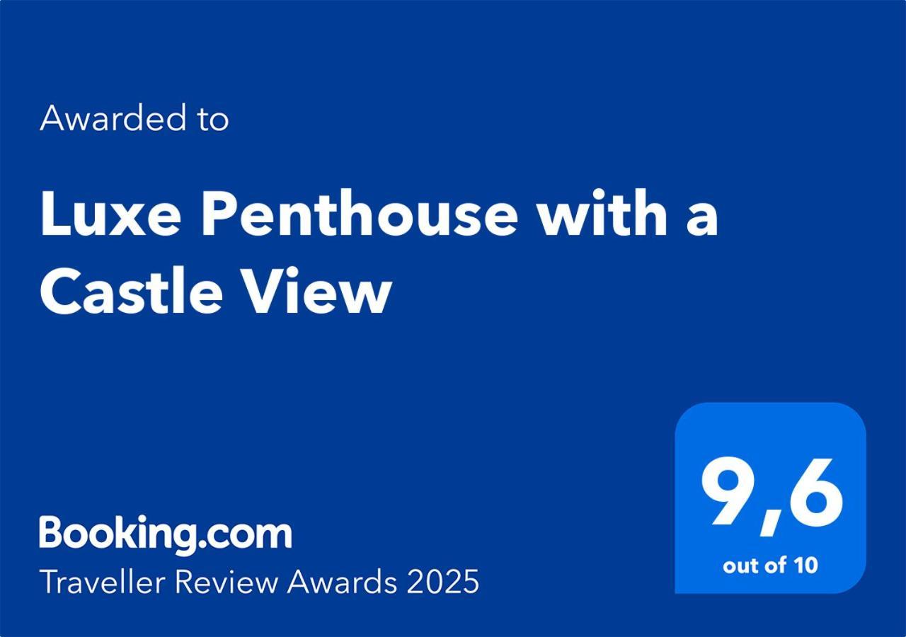 Luxe Penthouse With A Castle View Laibach Exterior foto